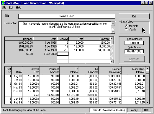 Loan Amortization