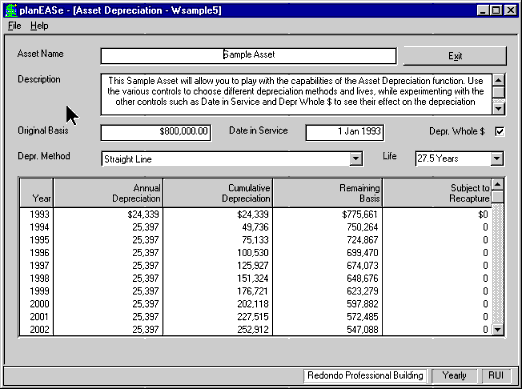 Asset Depreciation