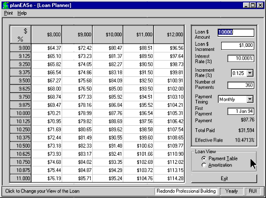 Loan Planner
